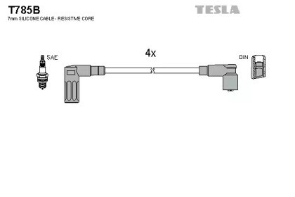 Дроти запалювання T785B TESLA
