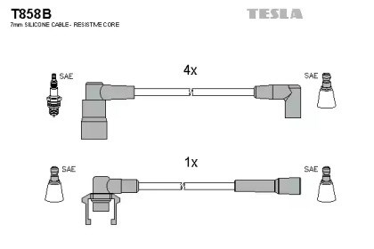 Дріт високовольтний T858B TESLA