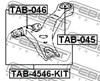 Сайлентблок переднього нижнього важеля TAB045 FEBEST