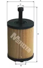Фільтр масляний ДВЗ TE621 MFILTER