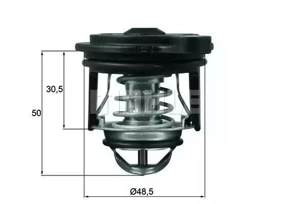 Термостат впускного колектора TI24650 MAHLE