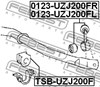 Опора стабілізатора TSBUZJ200F FEBEST