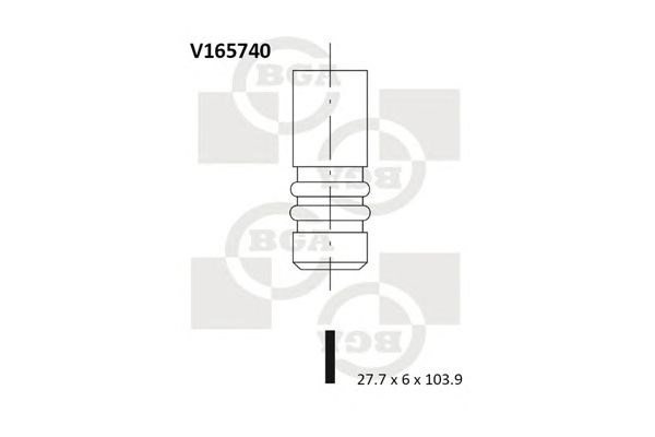 Клапан V165740