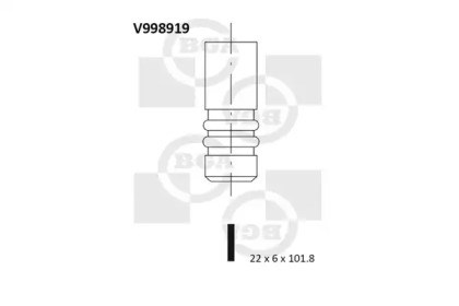 Клапан випускний V998919 BGA