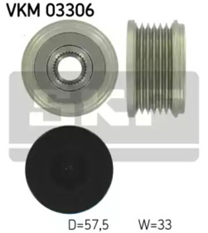 Муфта генератора VKM03306 SKF