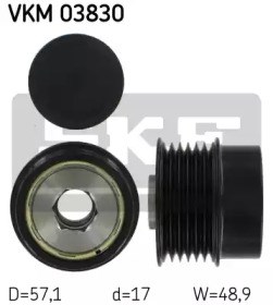 Обгонна муфта генератора VKM03830 SKF
