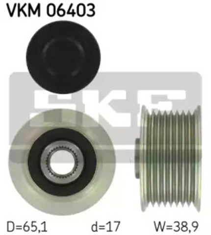 Інерційний шків VKM06403 SKF