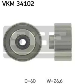 Ролик приводного ременя, паразитний VKM34102 SKF