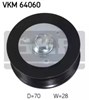 Ролик приводного ременя, паразитний VKM64060 SKF