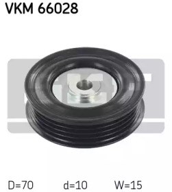 Натяжний ролик VKM66028 SKF