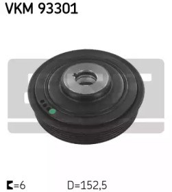 Dpv1056   dayco - шків колінчастого валу (демпфер) VKM 93301
