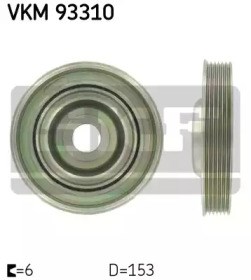 Ремінний шків, колінчастий вал ford/psa 2.0 hdi (вир-во corteco) VKM 93310