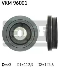 Ремінний шків, колінчастий вал VKM 96001