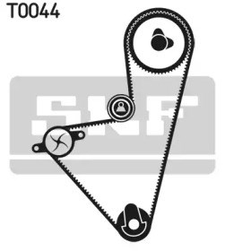 Роликовий модуль натягувача ременя (ролик, ремінь, помпа) VKMA 03100
