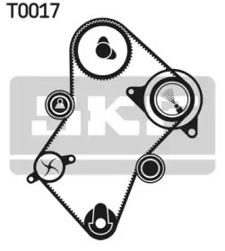 Ремонтний комплект для заміни паса  газорозподільчого механізму VKMA 03240