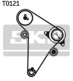 Роликовий модуль натягувача ременя (ролик, ремінь) VKMA 03300