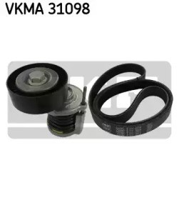 Ремкомплекти приводу допоміжного обладнання автомобілів micro-v kit (вир-во gates) VKMA 31098