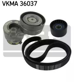 Роликовий модуль натягувача ременя (ролик  ремінь) VKMA 36037