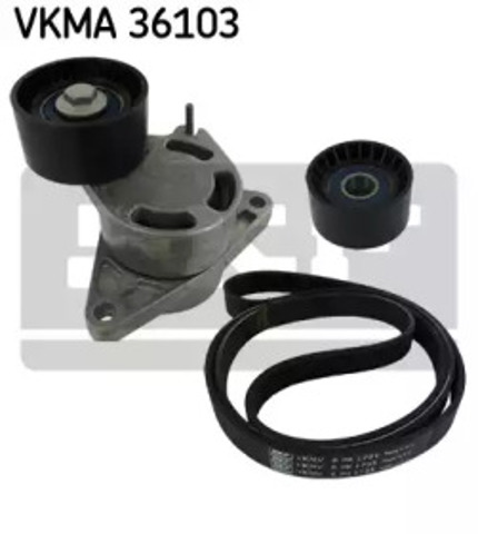 Ремінь приводний, агрегатів, комплект VKMA36103 SKF