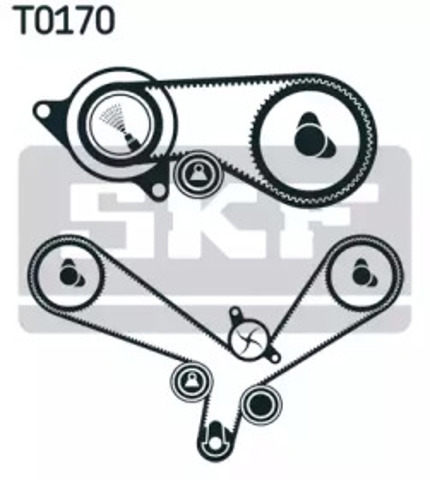 Комплект ГРМ VKMC01952 SKF