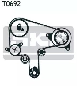 Ремінь ГРМ, комплект VKMC949191 SKF