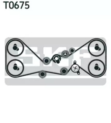 ГРМ ремень VKMC981154 SKF