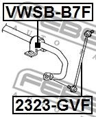 Подушка стабілізатора VWSBB7F FEBEST