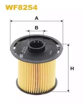 Фільтр тонкого очищення палива WF8254 WIX