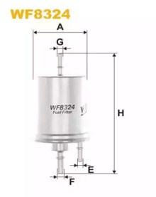 Фільтр паливний WF8324 WIX