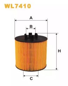 Маслофільтр WL7410 WIX