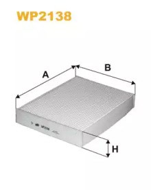 Фільтр салону WP2138 WIX