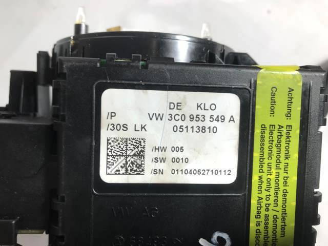 Модуль керування (ЕБУ) підрульових перемикачів 3C0953549A VAG