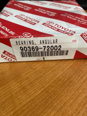 Підшипник проміжного вала КПП 9036972002 TOYOTA