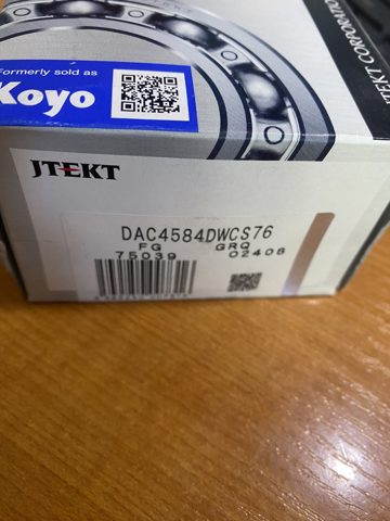 Ступичний підшипник передній DAC4584DWCS76 KOYO