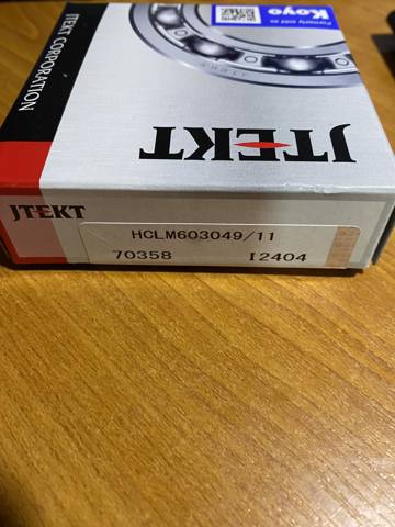 Підшипник ступиці передній, внутрішній HCLM60304911 KOYO