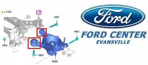 Балансир задній нижній, лівий GS7Z5500P FORD