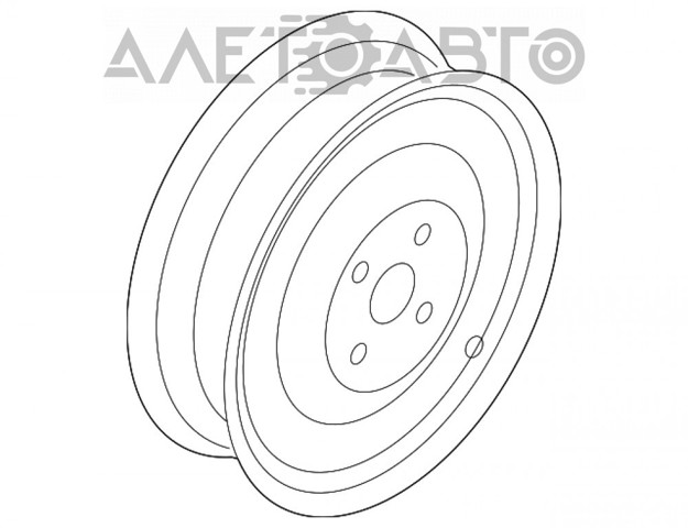 Запасное колесо докатка nissan pathfinder 13-20 r18 165/90 40300CA507