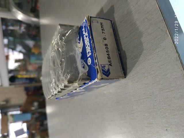 Вкладиші коленвала, шатунні, комплект, 3-й ремонт (+0,75) AEB4508075MM AE