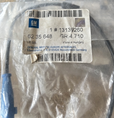 Сенсор зносу 6235648 GM