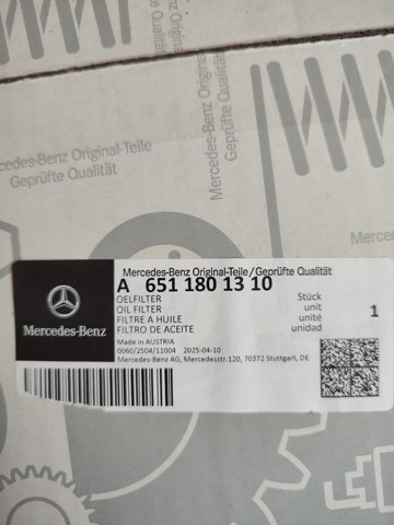Корпус масляного фільтра A6511801310 MERCEDES
