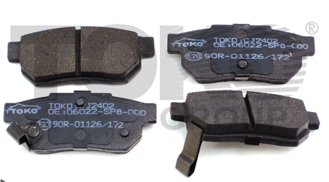 Задні дискові колодки CJ2402 TOKO CARS