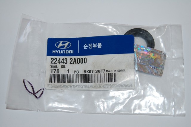 Кільце ущільнювальне свічкового колодязя 224432A000 HYUNDAI