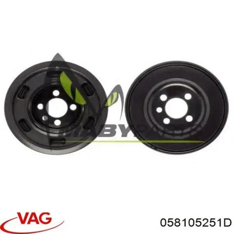Шків колінвала 058105251D VAG
