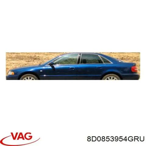 Молдинг передніх правих дверей 8D0853954GRU VAG