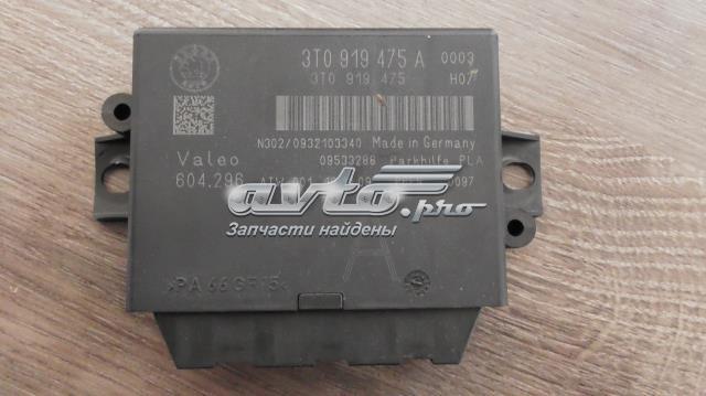 Модуль (блок ЕБУ) управління парктроніком 3T0919475A VAG