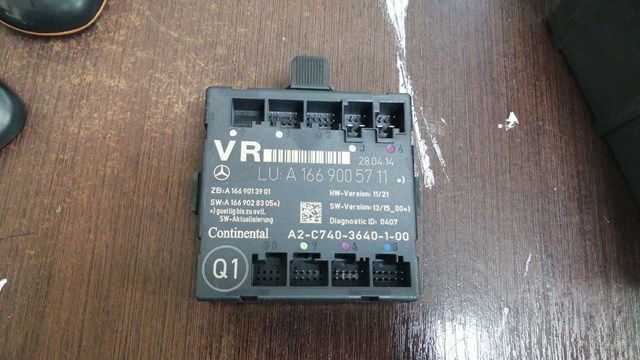 Блок комфорту передніх дверей A1669005711 MERCEDES