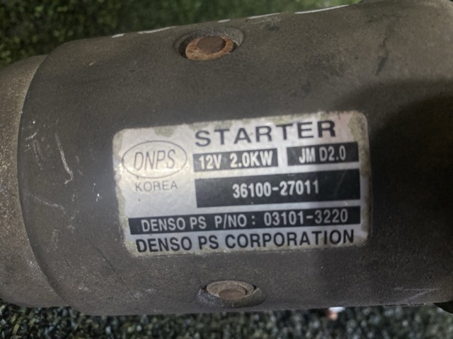 Стартер двигуна 3610027011 HYUNDAI