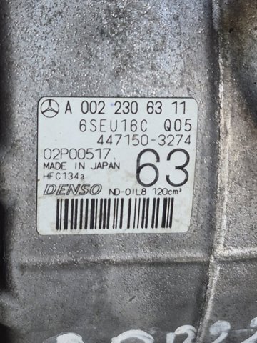Насос кондиціонера A0008303502 MERCEDES