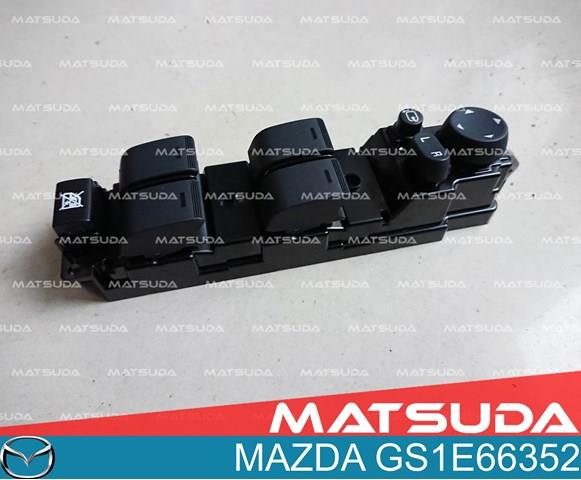 Кнопковий блок керування склопідіймачами передній лівий GS1E66352 MAZDA