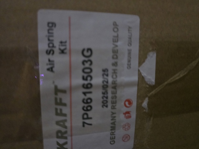 Пневморессора задня VGP7P6616503G KRAFFT